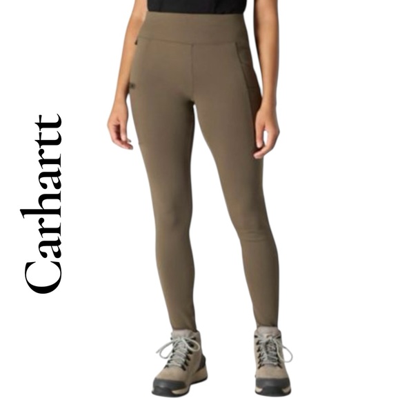 Carhartt Women's Force Fitted Lightweight Utility Leggings. Size 4-6 tall. NWT! - Picture 4 of 13